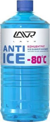 Концентрат незамерзающей жидкости для омывания стекол LAVR Anti ice concentrate (-80) 1 л