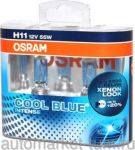 Лампа H11 (55) PGJ19-2+20% COOL BLUE INTENSE (евробокс, 2шт) 12V OSRAM