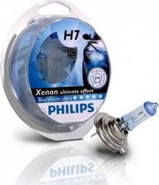 Лампа H7 (55) PX26d+130% X-TREME VISION PLUS 12V PHILIPS