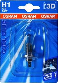 Лампа OSRAM Н1, 55 Вт P14.5s ,блистер, 12 В