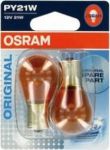 Лампа OSRAM PY 21 W (BAU15s) янтарная ,12V