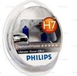 Лампа PHILIPS 12 В, Н7, 55 Вт, P*26d DIAMOND VISION 5000K (2ш.)