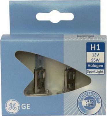 Лампа автомобильная H1 12V- 55W (P14,5s) Sportlight (GE)