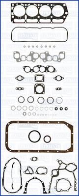 AJUSA 50098600 комплект прокладок, двигатель на TOYOTA HILUX II пикап (LN8_, RN5_, LN6_, YN6_, YN5_, LN5_, RN6_)