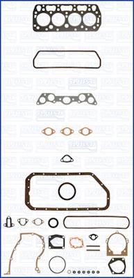 AJUSA 50100700 комплект прокладок, двигатель на SKODA 105,120 (744)