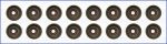AJUSA 57051600 комплект м/с колпачков Chevrolet Aveo, Daewoo Nubira 1.4/1.6 16V 06> 5x10,5x16 (16)