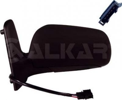 ALKAR Зеркало боковое лев.электр.асфер.обогр. VW Sharan 98-01/Seat Alhambra 98-00 (7M1857507T01C, 6125132)