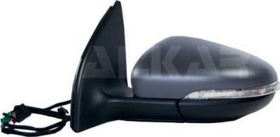 ALKAR Зеркало в сборе с электроприводом правое грунтованное / VW Golf VI 08~ (6130124)