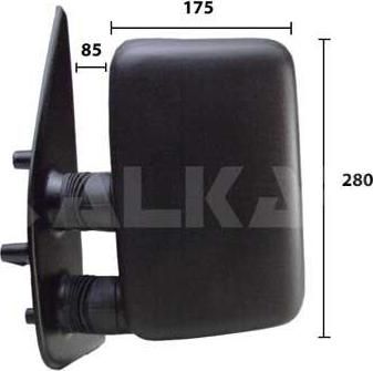 Alkar 9225920 наружное зеркало на PEUGEOT BOXER автобус (230P)