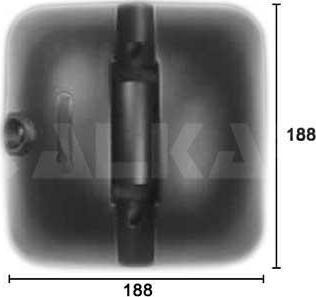 Alkar 9421141 широкоугольное зеркало на RENAULT TRUCKS Midlum