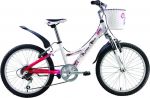 Велосипед AlpineBike 250SL. Назначение: детский для девочек. Класс: хардтейл. Материал рамы: алюминий. Количество скоростей: 6. Тип тормозов: V-brake. Размер колёс: 20
