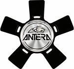 Центральный колпачок для диска Antera 191 369 D01, 163 мм, чёрный