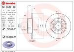 AP 14861 тормозной диск на SKODA OCTAVIA Combi (1Z5)
