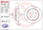 AP 15018 тормозной диск на HONDA CR-V III (RE)
