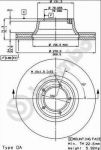 AP 24142 тормозной диск на FORD TRANSIT c бортовой платформой/ходовая часть (V_ _)