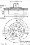 AP 24315 тормозной диск на RENAULT 21 универсал (K48_)