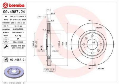 AP 24914 E тормозной диск на PEUGEOT PARTNER фургон (5)