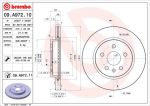 AP 25207 V тормозной диск на OPEL INSIGNIA седан
