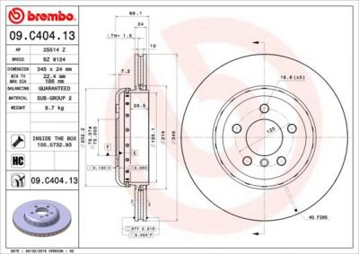 AP 25514 Z тормозной диск на 5 Touring (F11)