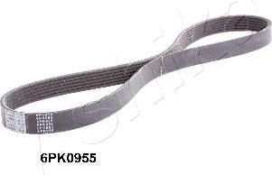 Ashika 112-6PK955 поликлиновой ремень на HYUNDAI i30 (FD)