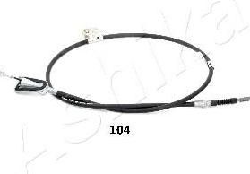 Ashika 131-01-104 трос, стояночная тормозная система на NISSAN ALMERA II Hatchback (N16)