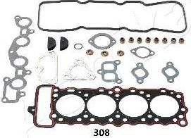 Ashika 48-03-308 комплект прокладок, головка цилиндра на MAZDA 323 I (FA)