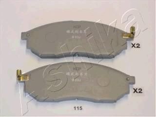 Ashika 50-01-115 комплект тормозных колодок, дисковый тормоз на RENAULT KOLEOS (HY_)