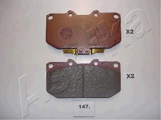 Ashika 50-01-147 комплект тормозных колодок, дисковый тормоз на NISSAN 300 ZX (Z32)