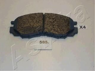 ASHIKA Комплект тормозных колодок, диско (50-05-585)
