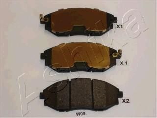 Ashika 50-0W-W09 комплект тормозных колодок, дисковый тормоз на CHEVROLET EPICA (KL1_)