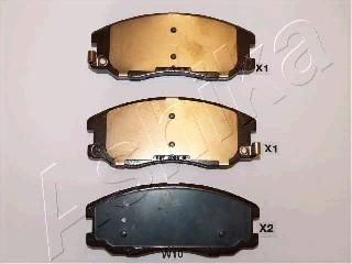 ASHIKA Комплект тормозных колодок, диско (50-0W-W10)