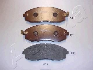 Ashika 50-H0-002 комплект тормозных колодок, дисковый тормоз на HYUNDAI H-1 / STAREX