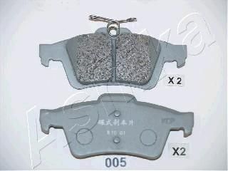 Ashika 51-00-005 комплект тормозных колодок, дисковый тормоз на OPEL SIGNUM