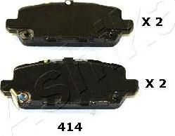 Ashika 51-04-414 комплект тормозных колодок, дисковый тормоз на HONDA HR-V (RU)