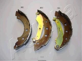 Ashika 55-01-105 комплект тормозных колодок на NISSAN KUBISTAR (X76)