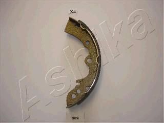 Ashika 55-03-302 комплект тормозных колодок на MAZDA 323 I (FA)
