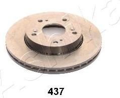 Ashika 60-04-437 тормозной диск на HONDA CR-Z (ZF1)