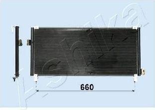 Ashika CND243006 конденсатор, кондиционер на SUBARU IMPREZA седан (GC)