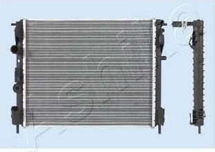 Ashika RDA093072 радиатор, охлаждение двигателя на RENAULT CLIO II (BB0/1/2_, CB0/1/2_)