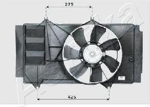 Ashika VNT151829 вентилятор, охлаждение двигателя на TOYOTA YARIS VERSO (_NLP2_, _NCP2_)