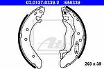ATE 03.0137-0339.2 комплект тормозных колодок на ROVER COUPE