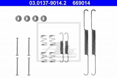 ATE 03.0137-9014.2 комплектующие, тормозная колодка на OPEL REKORD E (17_-19_, 11_, 14_, 16_)