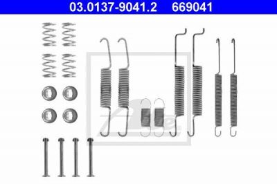 ATE 03.0137-9041.2 комплектующие, тормозная колодка на VW PASSAT (32B)