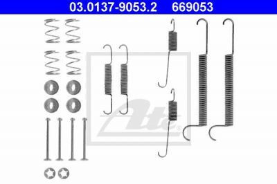 ATE 03.0137-9053.2 комплектующие, тормозная колодка на OPEL COMBO (71_)