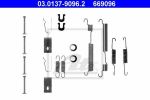 ATE 03.0137-9096.2 комплектующие, тормозная колодка на HONDA CIVIC III Hatchback (AL, AJ, AG, AH)