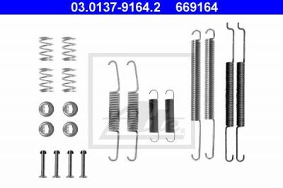 ATE 03.0137-9164.2 Установ. ком-т колодок Audi 80, 100, VW Passat