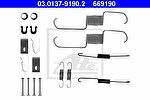 ATE 03.0137-9190.2 комплектующие, тормозная колодка на HONDA ACCORD IV (CB)