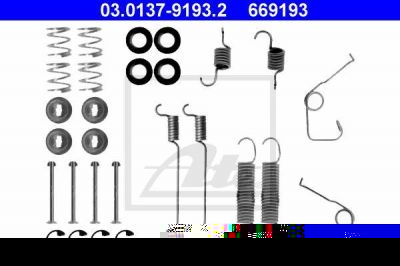 ATE 03.0137-9193.2 комплектующие, тормозная колодка на FORD TRANSIT c бортовой платформой/ходовая часть (E_ _)