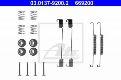 ATE 03.0137-9200.2 комплектующие, тормозная колодка на ROVER 100 / METRO (XP)