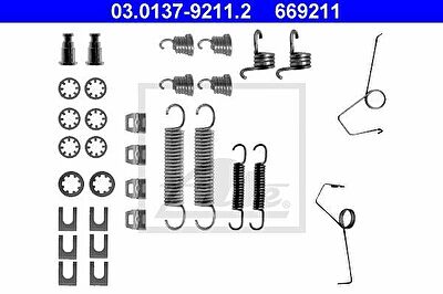 ATE 03.0137-9211.2 комплектующие, тормозная колодка на RENAULT TRAFIC фургон (TXX)